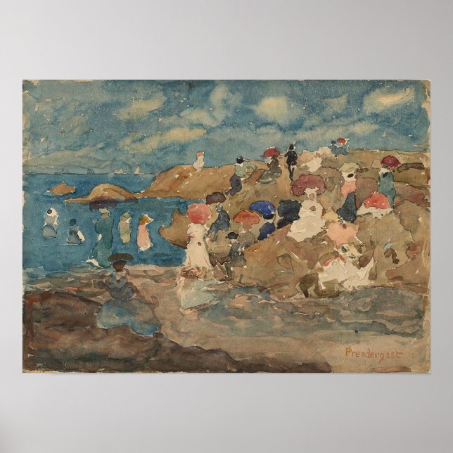 Poster Prendergast - Praia de Revere (Frente)