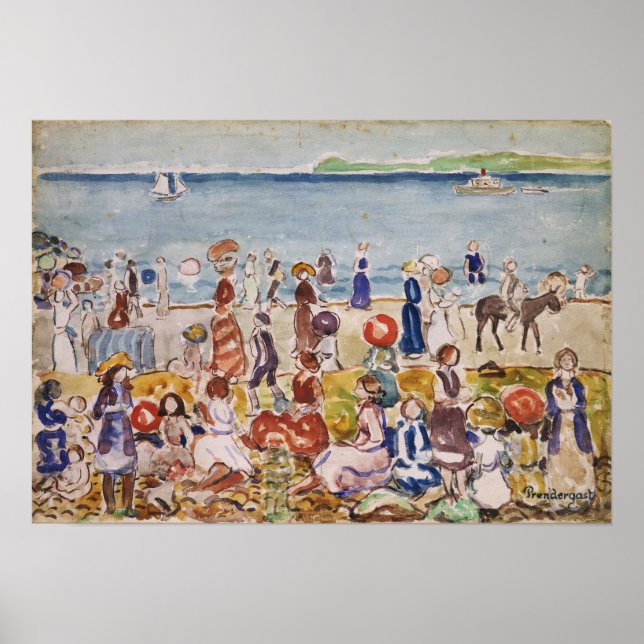 Poster Prendergast - Praia de Revere (Frente)
