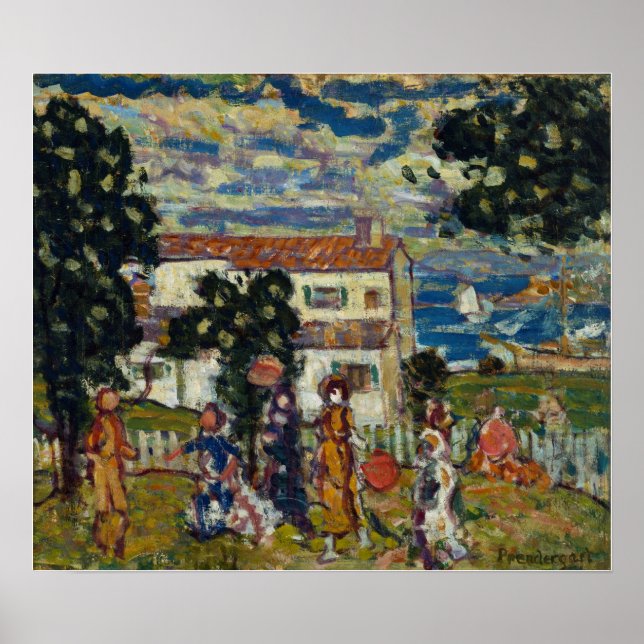 Poster Prendergast - Vila da Nova Inglaterra (Frente)