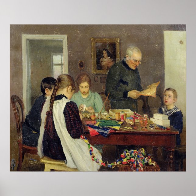 Póster Preparação para o Natal de 1896 (Frente)