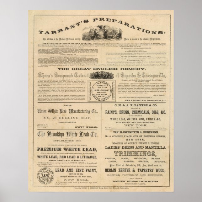 Poster Preparações de Tarrant (Frente)