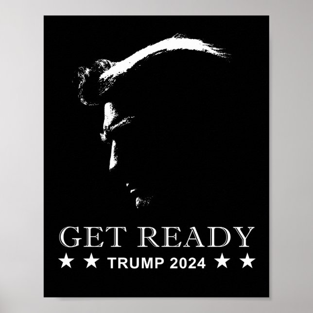 Poster Prepare-se: EUA Donald Trump 2024 (Frente)