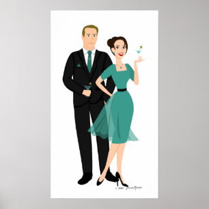 Póster Prepare Seu Martinis!