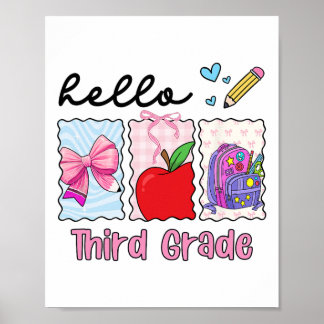 Poster Preppy Girly Ck Para Escola Olá Terceira Série Pro