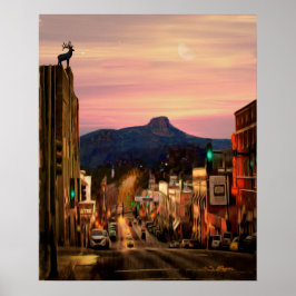 Poster Prescott Arizona Landmark "Prescott Art"