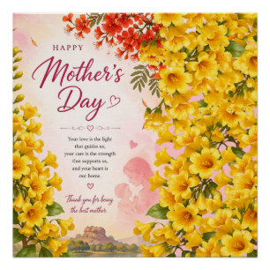 PÓSTER PRESENÇA DE AMOR PARA O DIA DAS MÃES