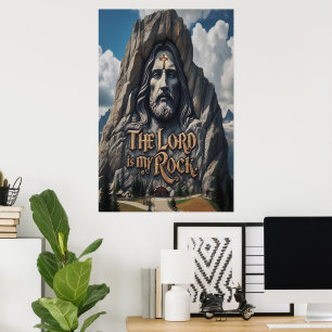 Poster Presença divina entre as montanhas