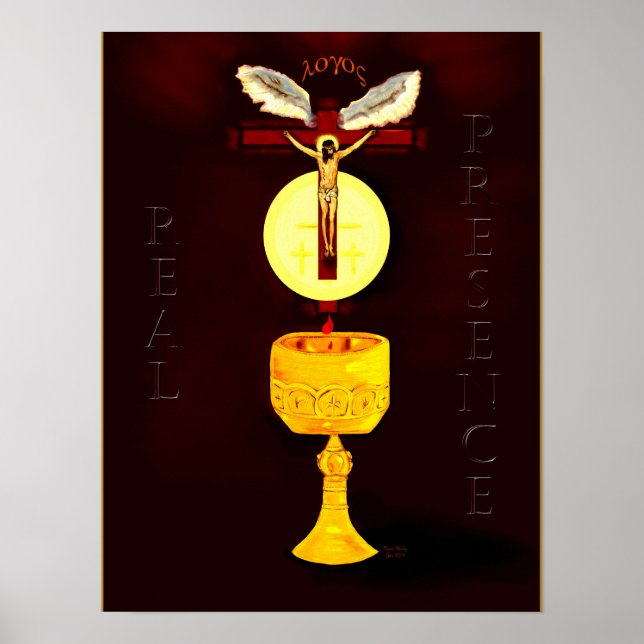 Poster Presença real (Frente)