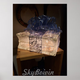 Poster presente brilhante