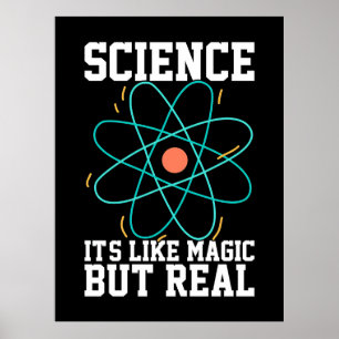 Poster Presente cientista   Ciência É Como Magia