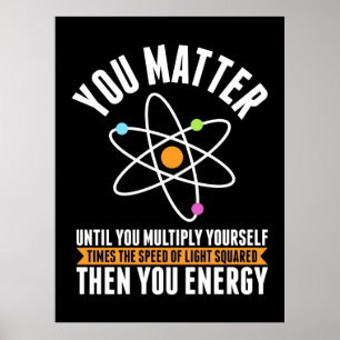 Poster Presente cientista Ciência Física