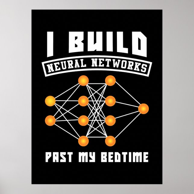 Poster Presente cientista | I Construir Redes Neurais (Frente)
