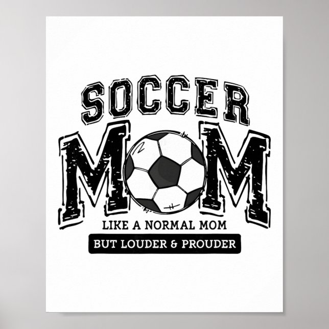 Poster Presente da Vida de Mãe de Futebol Antigo para Hom (Frente)