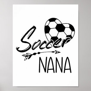 Poster Presente da Vó de Futebol para Mulheres