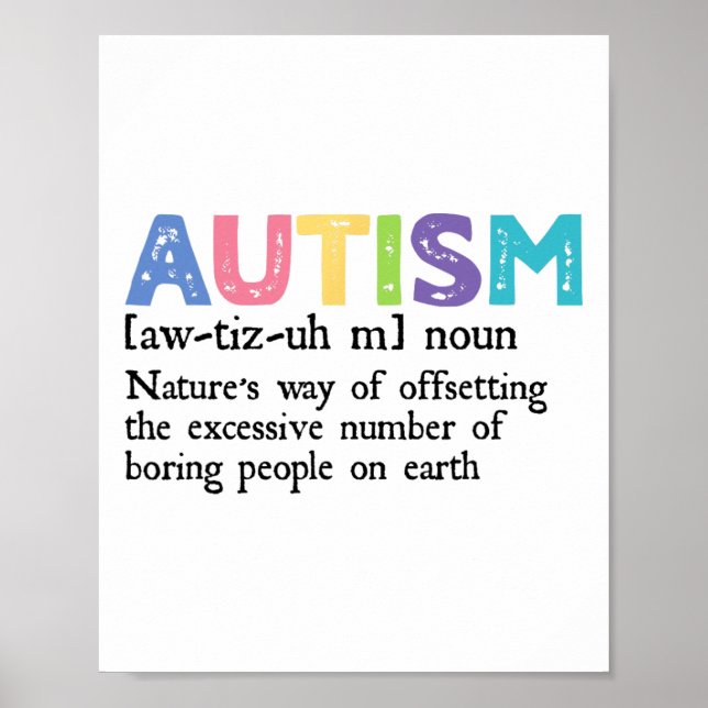 Poster Presente de Admissão de Consciência do Autismo Def (Frente)