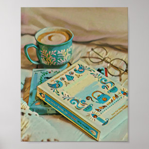 Poster Presente de amante de livros