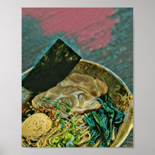 Poster Presente de amante de macarrão