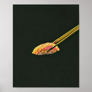 Poster Presente de amante Sushi