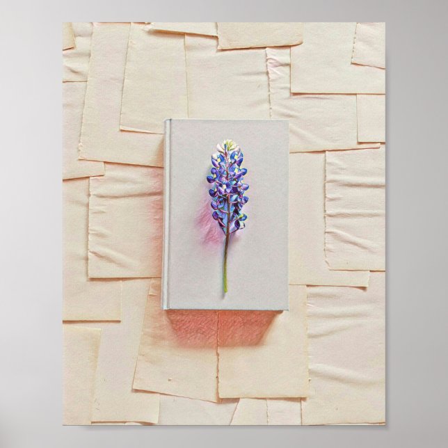 Poster presente de aniversário da biblioteca (Frente)