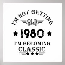 presente de aniversário de vintage personalizado