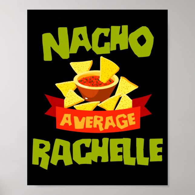 Poster Presente de aniversário engraçado nacho average ra (Frente)