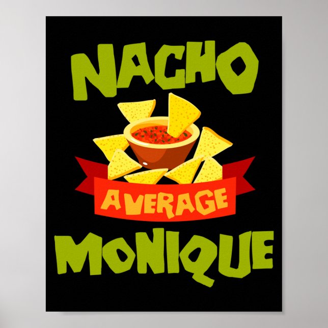 Poster Presente de aniversário engraçado nome nacho média (Frente)