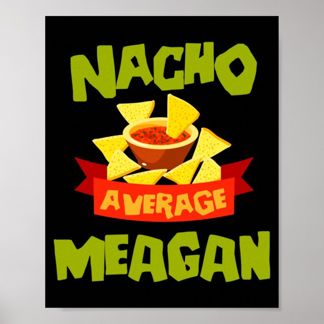 Poster Presente de aniversário engraçado nome nacho médio (Frente)