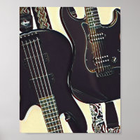 Presente de aniversário guitarrista da Vintage