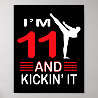Poster Presente de Aniversário Presente de Artes Marciais