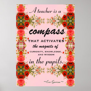 Poster Presente de Apreciação do Professor no Dia Passado