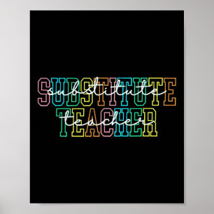 Poster Presente de Apreciação para Professor Substituto