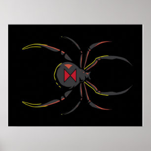 Poster Presente de Aranha de Viúva Negra  Amantes De Ara