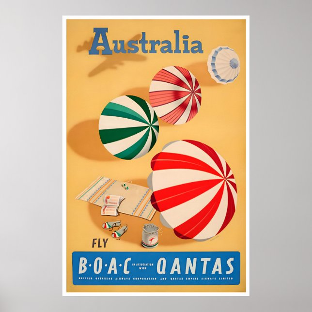 Poster Presente de Arte Australiano de Austrália Impressã (Frente)