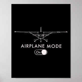 Poster Presente de Avião de Camisa de Manga Curta Modo C1