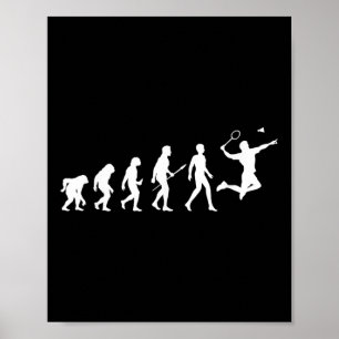 Poster Presente de Badminton Evolution Para Jogadores de 