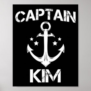 Poster Presente de barco com nome de aniversário engraçad