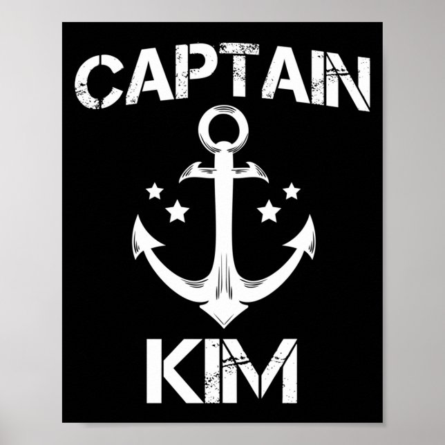 Poster Presente de barco com nome de aniversário engraçad (Frente)