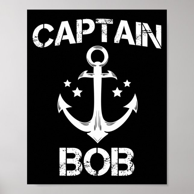 Poster Presente de barco do nome de aniversário engraçado (Frente)