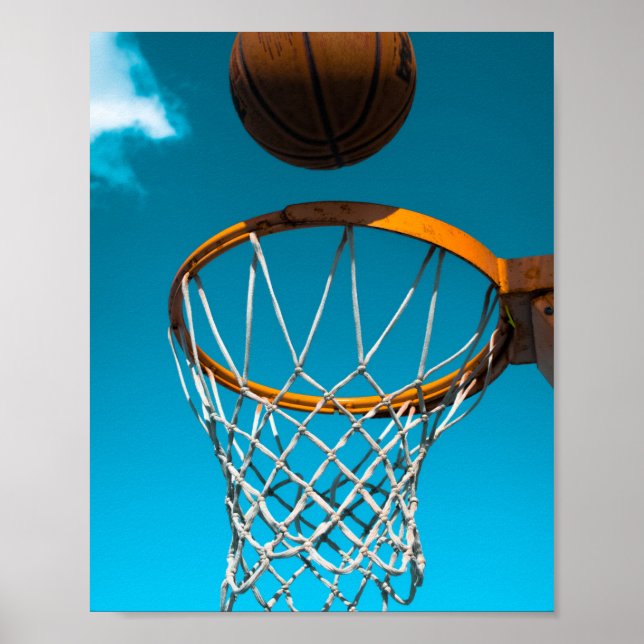 Poster Presente de basquete incrível (Frente)