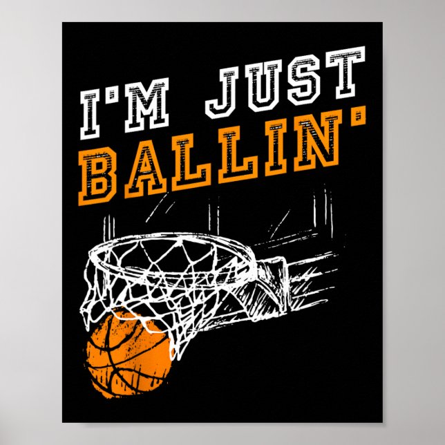 Poster Presente De Basquete Para Jogadores De Treinador M (Frente)