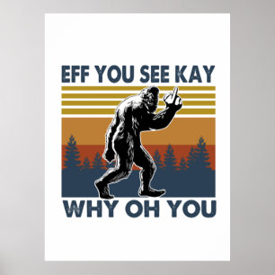 Poster Presente de Camper Ef Você Vê Por Que Oh Seu Ani