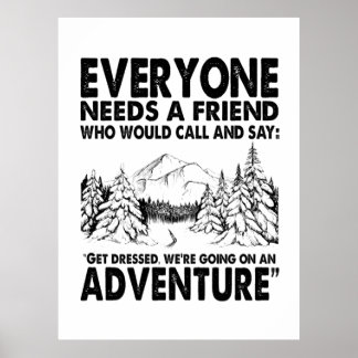 Poster Presente de Camper | Todos Precisam De Um Aniversá