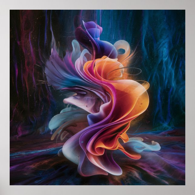 Poster presente de casamento de abstrato Luxury para casa (Frente)