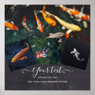 Poster Presente de Colagem de Fotos de FISH KOI Personali
