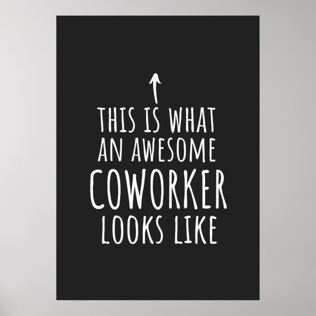 Poster Presente de Colega de Trabalho, Mug de Colega de T (Frente)