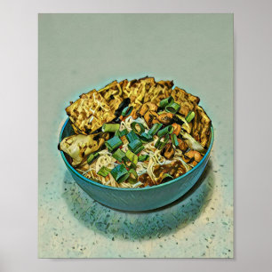 Poster Presente de Comidas japonesas