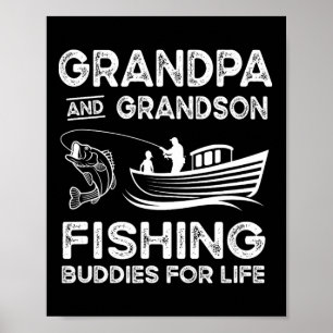 Poster Presente de Companheiros de Pesca para a Vida do A