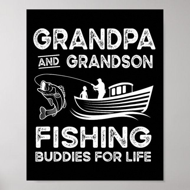 Poster Presente de Companheiros de Pesca para a Vida do A (Frente)
