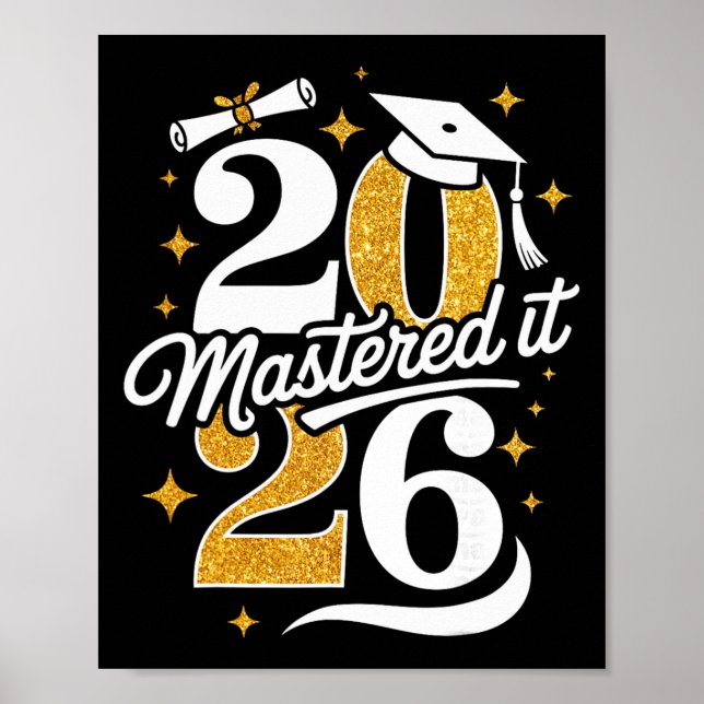 Poster Presente de Conclusão do Mestrado da Turma de 2026 (Frente)