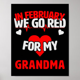 Poster Presente De Consciência Da Doença Ficamos Vermelho